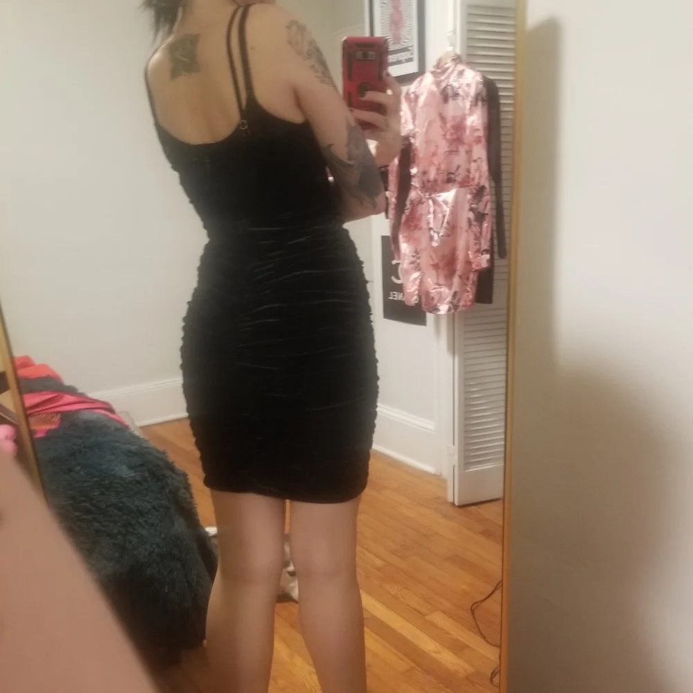 Black midi dress - Picture 5 of 6